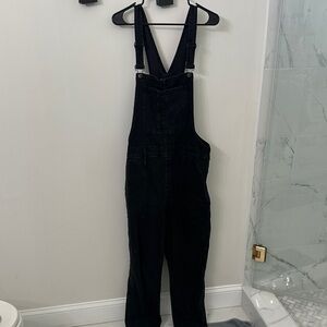 Madewell Women's Black Denim Overalls